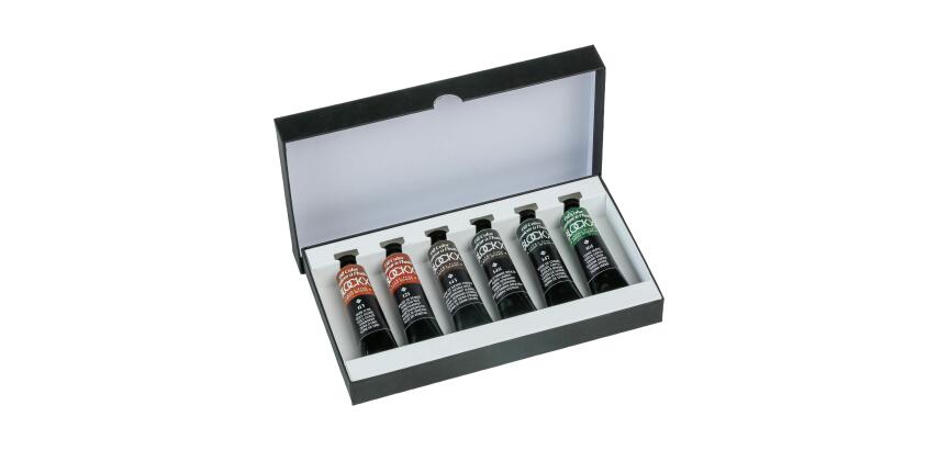 Ölfarben 6x20ml, Set Natürliche Erdtöne