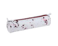 COSMICUIR Schlampermäppchen Wildleder Ø5,5x22cm kirsche