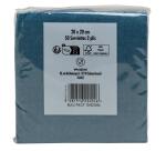 Paquet de 50 serviettes cocktail micro-gaufrées ouate 2 plis - 20x20 cm