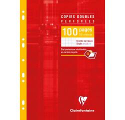 Clairefontaine Punched Double Sheets Seyes A4 50 Sheets