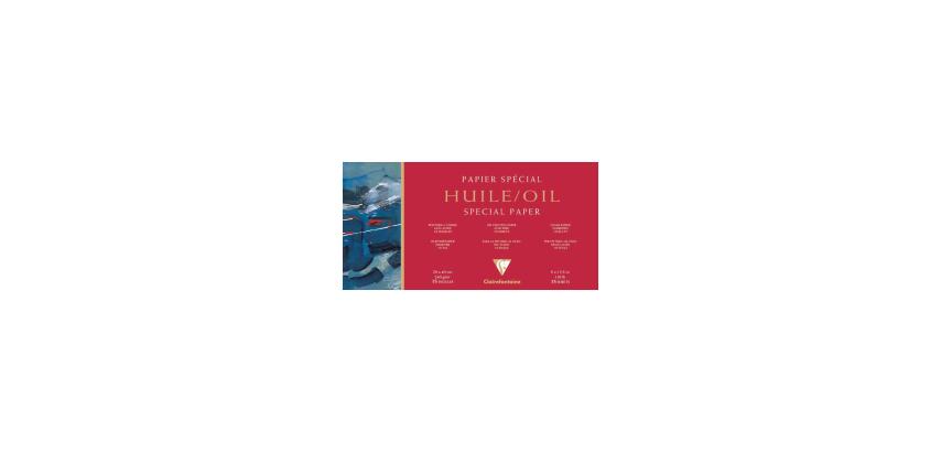 Clairefontaine Oil Painting Panoramic Block - 20 x 40cm - 15 Sheets - 240gsm