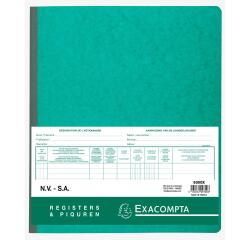 Exacompta actionnaires, ft 24 x 32 cm, bilingue, pour SA