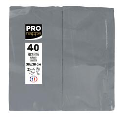 Pack of 40 Micro-Embossed 1/8 Wadded Napkings, 38x38cm.