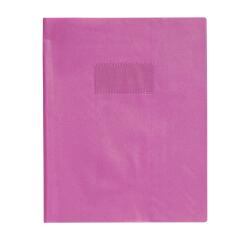 Protège-cahiers grain cuir PVC 22/100ème 17x22 cm