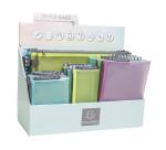 Exacompta EVA Pop 'N Co Zipped Pockets Display of 36 - Assorted colours