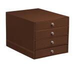 Rhodia Rhodiarama Drawer Storage Box - 4 Drawer - 24.8 x 32.7 x 22.8 cm - Bronze