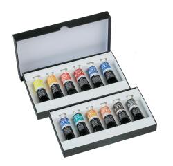 Aquarellfarbe, Set 12 x Tube 15ml