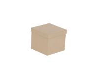 Boîte carrée 16x16x14cm - Kraft