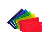 Pochette pression Iderama en polypropylène - Couleurs assorties