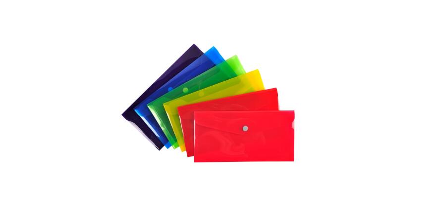 Tasche mit Druckknopf Iderama aus PP - Farben sortiert