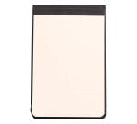 Rhodiarama Webnotepad rembordé rigide A5 192 pages ligné microperforé papier ivoire 90g fermeture élastique - Noir