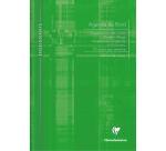Agenda de bord enseignant 6 colonnes modèle allégé (19 semaines) piqué A4 72 pages Couleur aléatoire - Assortis