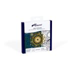 CARRÉ 100% soie - 90x90cm Astral - Blanc