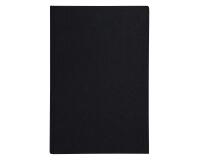 Registre 35x22,5cm 5x5 folioté 400 pages - Noir toilé