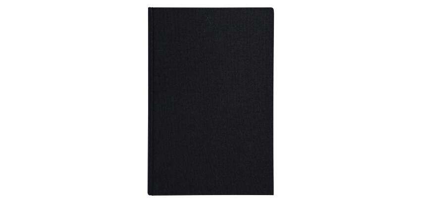 Registre 35x22,5cm 5x5 folioté 400 pages - Noir toilé
