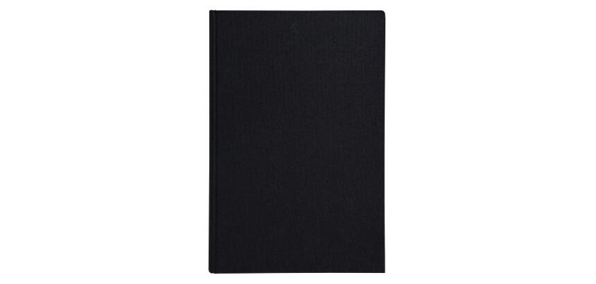 Register 35x22,5cm 5x5 foliiert 400 Seiten - Schwarzer Stoffeinband