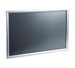 Cadre mural aluminium A2 Office alu - Cristal