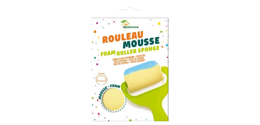 Rouleau éponge (largeur 7 cm) - Vert