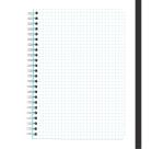 Carnet reliure intégrale Couleurs Azur 14,8 x 21 cm - Azur