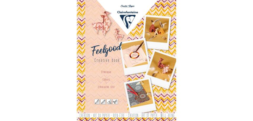 FEELGOOD, 20-page notebook in 26x21cm format - Ethnic