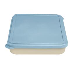 Boîte repas réutilisable, bio sourcée avec couvercle - Beige