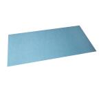 Sous main souple PU bicolore - 35 x 60 cm - Marine/ciel