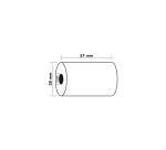 Spulen Boxen Exacompta 5740120V - B 57 mm x L 11,5 m, Ø 38 mm - 1 Falte - Packung mit 10