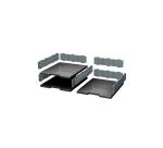 Module de classement Modulodoc set élément de base standard Ecoblack - Gris foncé