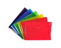 Pochette pression Iderama en polypropylène - Couleurs assorties