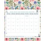 Calendrier mensuel EasyCal Mini Labo avec feuillets détachables 24 x 18 cm agrafé sur plaque cartonnée imprimée 27,5 x 30,5 cm 2027 - Visuels assortis