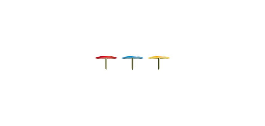 Exacompta Flat-Head Drawing Pins