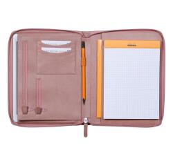 Rhodia Zippered Portfolio - 19.5 x 25.5 cm - Rosewood