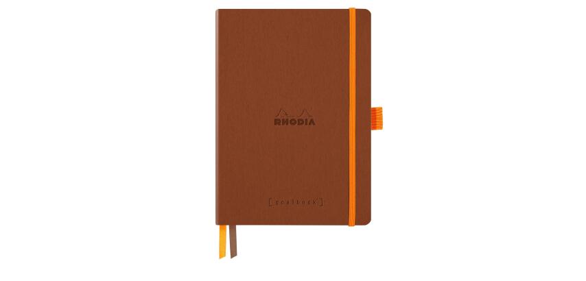 Rhodiarama Goalbook souple A5 240 pages dot papier ivoire 90g - Cuivre