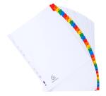 Indices A4+ 31Pt 1-31 Col Tabs White - White
