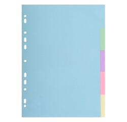 Div Forever Divider A4 170g 5P Pastel - Assorted colours