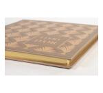 Exacompta - Cod. 9522E - 1 Libro degli ospiti PALMYRE - 140 pagine bianche - 21x19cm - Nude con palma oro