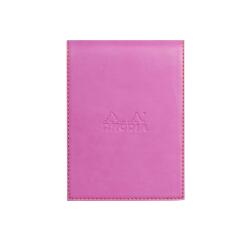 Rhodiarama clipboard with pen holder + lined pad No.12 - Lilac