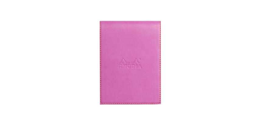 Rhodiarama porte-bloc avec porte-crayon + bloc N°12 ligné - Lilas