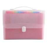 Trieur valisette avec poignée 24 compartiments Crystal - A4 - Cristal