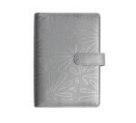 Organiseur Exatime 17 light Floralie 14 x 19 cm Semainier Septembre 2026 à Décembre 2027 - 16 mois - Argent