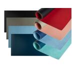 Schreibtischunterlage weich/flexibel PU 35x60cm, 4 Farben sortiert - Farben sortiert