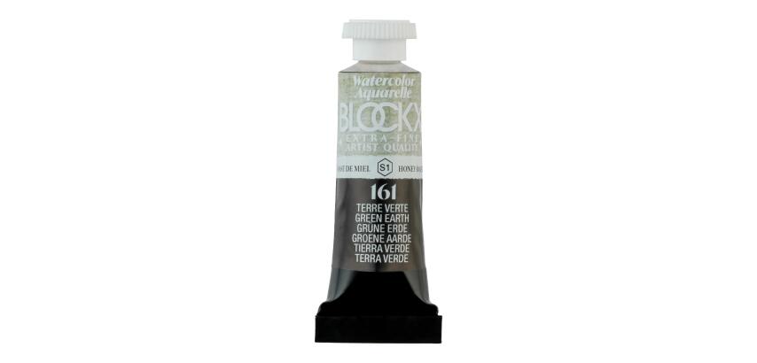 Aquarellfarbe, Grüne Erde - Tube 5ml - Grüne Erde
