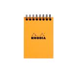 Notepad A7 80 feuilles petits carreaux 5/5 80 g - Orange