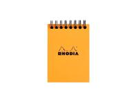 Notepad A7 80 feuilles petits carreaux 5/5 80 g - Orange