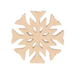 Cimier flocon 20x1,5x20 cm - Kraft