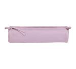 CUIR TEINTÉ Trousse Ø5,5x22 cm Lilas
