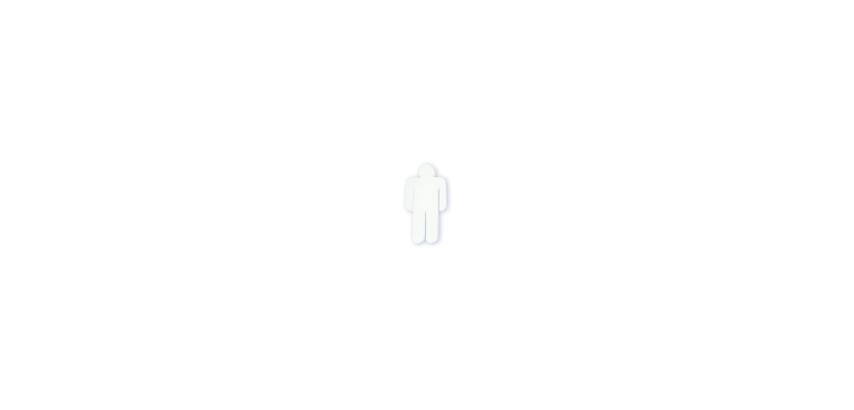 * Silhouette homme - Blanc