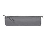 CUIR TEINTE Trousse ronde Ø5,5 x 22 cm - Gris