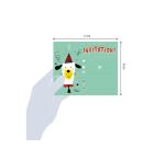 Invitation cards, Animals - Green