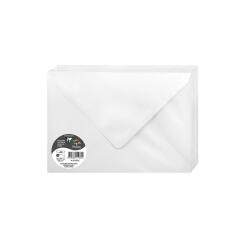 Enveloppe Pollen Clairefontaine 120 g/m² sans fenêtre avec patte autocollante couleur - Paquet de 20